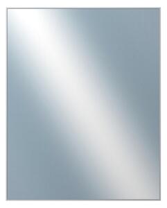 DANTIK - Zrkadlo v rámu, rozmer s rámom 80x100 cm z lišty Hliník strieborná (7001004)