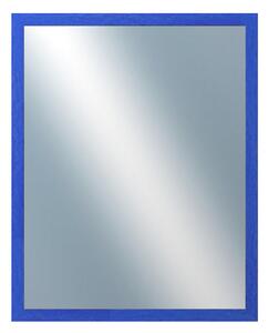 DANTIK - Zrkadlo v rámu, rozmer s rámom 80x100 cm z lišty RETRO modrá (2532)