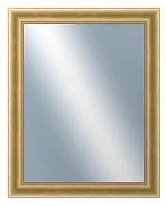 DANTIK - Zrkadlo v rámu, rozmer s rámom 80x100 cm z lišty KŘÍDLO veľké zlaté patina (2772)