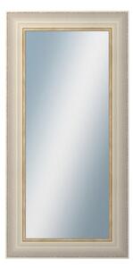DANTIK - Zrkadlo v rámu, rozmer s rámom 50x100 cm z lišty GREECE biela (2639)