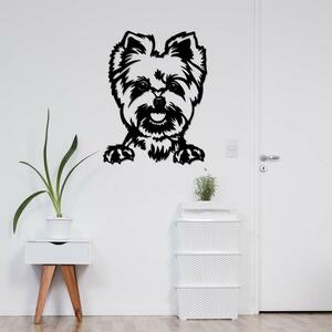 DUBLEZ | Drevený obraz psa na stenu - Yorkshire