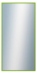 DANTIK - Zrkadlo v rámu, rozmer s rámom 50x100 cm z lišty NIELSEN zelená (7269207)