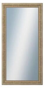 DANTIK - Zrkadlo v rámu, rozmer s rámom 50x100 cm z lišty KŘÍDLO malé strieborné patina (2775)