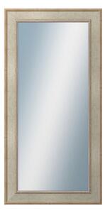 DANTIK - Zrkadlo v rámu, rozmer s rámom 50x100 cm z lišty TOOTH strieborná (2779)