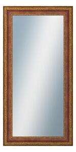DANTIK - Zrkadlo v rámu, rozmer s rámom 50x100 cm z lišty HRAD červená (3006)