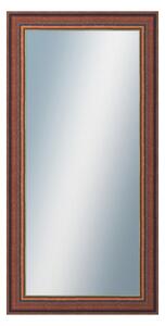 DANTIK - Zrkadlo v rámu, rozmer s rámom 50x100 cm z lišty ANGLIE hnedá Au Linka (612)