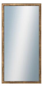 DANTIK - Zrkadlo v rámu, rozmer s rámom 50x100 cm z lišty TRITON zlatá (2142)