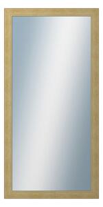 DANTIK - Zrkadlo v rámu, rozmer s rámom 50x100 cm z lišty ANDRÉ veľká starostrieborná (3156)