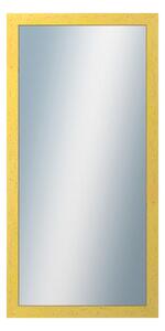 DANTIK - Zrkadlo v rámu, rozmer s rámom 50x100 cm z lišty RETRO žltá (2533)