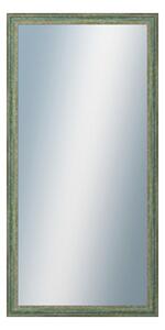 DANTIK - Zrkadlo v rámu, rozmer s rámom 50x100 cm z lišty LYON zelená (2706)