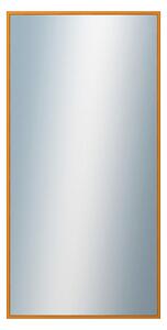 DANTIK - Zrkadlo v rámu, rozmer s rámom 50x100 cm z lišty Hliník oranžová (7269217)