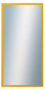 DANTIK - Zrkadlo v rámu, rozmer s rámom 50x100 cm z lišty PERLA žltá lesklá (2880)