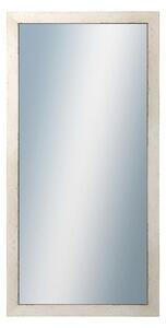 DANTIK - Zrkadlo v rámu, rozmer s rámom 50x100 cm z lišty RETRO biela (2531)