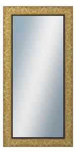 DANTIK - Zrkadlo v rámu, rozmer s rámom 50x100 cm z lišty PRAHA zlatá (2752)