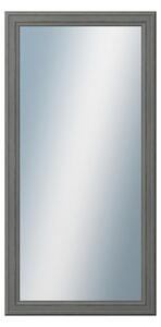 DANTIK - Zrkadlo v rámu, rozmer s rámom 50x100 cm z lišty STEP tmavošedá (3021)
