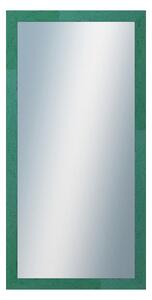 DANTIK - Zrkadlo v rámu, rozmer s rámom 50x100 cm z lišty RETRO zelená (2535)