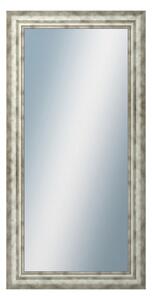 DANTIK - Zrkadlo v rámu, rozmer s rámom 50x100 cm z lišty TRITON široký strieborný (2950)