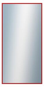 DANTIK - Zrkadlo v rámu, rozmer s rámom 50x100 cm z lišty Hliník červená (7269210)