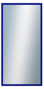 DANTIK - Zrkadlo v rámu, rozmer s rámom 50x100 cm z lišty PERLA modrá lesklá (2877)