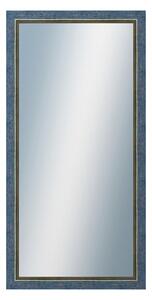 DANTIK - Zrkadlo v rámu, rozmer s rámom 50x100 cm z lišty CARRARA šedá (2949)
