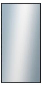 DANTIK - Zrkadlo v rámu, rozmer s rámom 50x100 cm z lišty Hliník čierna (7003021)
