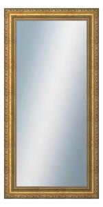 DANTIK - Zrkadlo v rámu, rozmer s rámom 50x100 cm z lišty KLASIK zlatá (2824)