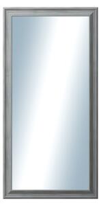 DANTIK - Zrkadlo v rámu, rozmer s rámom 50x100 cm z lišty KOSTELNÍ malá šedá (3167)