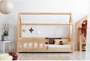Domčeková detská posteľ z borovicového dreva 70x160 cm Mila MBP - Adeko