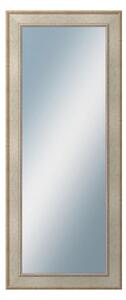 DANTIK - Zrkadlo v rámu, rozmer s rámom 50x120 cm z lišty TOOTH strieborná (2779)