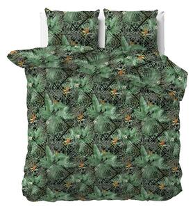 Originálne zelené posteľné obliečky z kolekcie BOTANICAL 200 x 220 cm Zelená