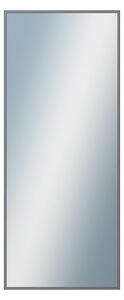 DANTIK - Zrkadlo v rámu, rozmer s rámom 50x120 cm z lišty Hliník šedá drásaná (7269223)