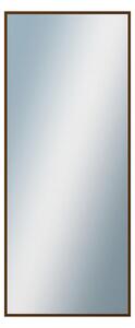 DANTIK - Zrkadlo v rámu, rozmer s rámom 50x120 cm z lišty Hliník hnedá (7269211)