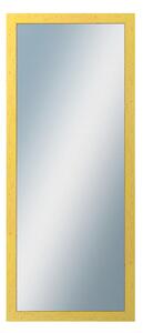 DANTIK - Zrkadlo v rámu, rozmer s rámom 50x120 cm z lišty RETRO žltá (2533)