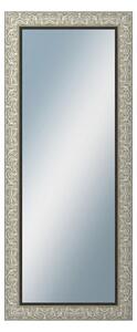 Zrkadlo v rámu Dantik rozmer s rámom 50x120 cm z lišty PRAHA strieborná (2751)