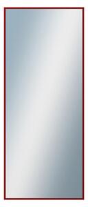 DANTIK - Zrkadlo v rámu, rozmer s rámom 50x120 cm z lišty Hliník vínová (7269209)