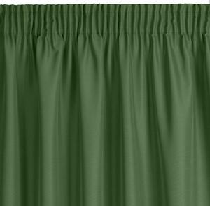 Zelený jednofrebný záves 140 x 175 cm Zelená