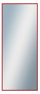 DANTIK - Zrkadlo v rámu, rozmer s rámom 50x120 cm z lišty Hliník červená (7269210)