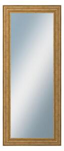 DANTIK - Zrkadlo v rámu, rozmer s rámom 50x120 cm z lišty HRAD zlatá patina (2822)