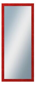 DANTIK - Zrkadlo v rámu, rozmer s rámom 50x120 cm z lišty RETRO červená (2534)