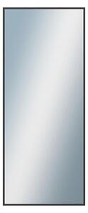DANTIK - Zrkadlo v rámu, rozmer s rámom 50x120 cm z lišty Hliník čierna (7269021)