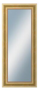 DANTIK - Zrkadlo v rámu, rozmer s rámom 50x120 cm z lišty KŘÍDLO veľké zlaté patina (2772)