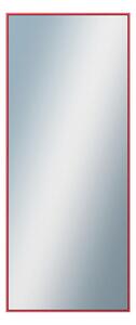 DANTIK - Zrkadlo v rámu, rozmer s rámom 50x120 cm z lišty Hliník červená m. (7002244)