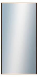 DANTIK - Zrkadlo v rámu, rozmer s rámom 60x120 cm z lišty Hliník hnedá (7269211)