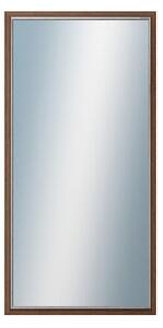 DANTIK - Zrkadlo v rámu, rozmer s rámom 60x120 cm z lišty TAIGA hnedá (3107)