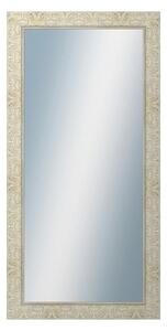 DANTIK - Zrkadlo v rámu, rozmer s rámom 60x120 cm z lišty PRAHA biela (2930)