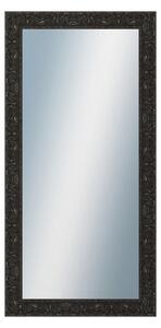 DANTIK - Zrkadlo v rámu, rozmer s rámom 60x120 cm z lišty PRAHA čierna (2753)