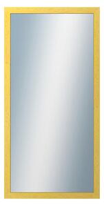 DANTIK - Zrkadlo v rámu, rozmer s rámom 60x120 cm z lišty RETRO žltá (2533)