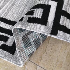 Sivo čierny koberec s ornamentom Šírka: 80 cm | Dĺžka: 150 cm