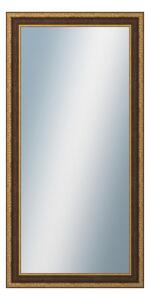 DANTIK - Zrkadlo v rámu, rozmer s rámom 60x120 cm z lišty KLASIK hnedá (3004)