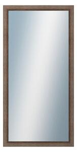 DANTIK - Zrkadlo v rámu, rozmer s rámom 60x120 cm z lišty CARRARA hnedá (2894)